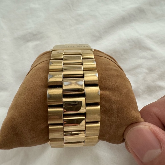 Michael Kors Runway Chronograph Stainless Steel Watch - Gold - Picture 3 of 5